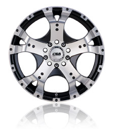  CSA Jackal Small Cap Wheels Widetread Tyres